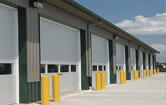 A Commercial Building with CHI Commercial Overhead Door