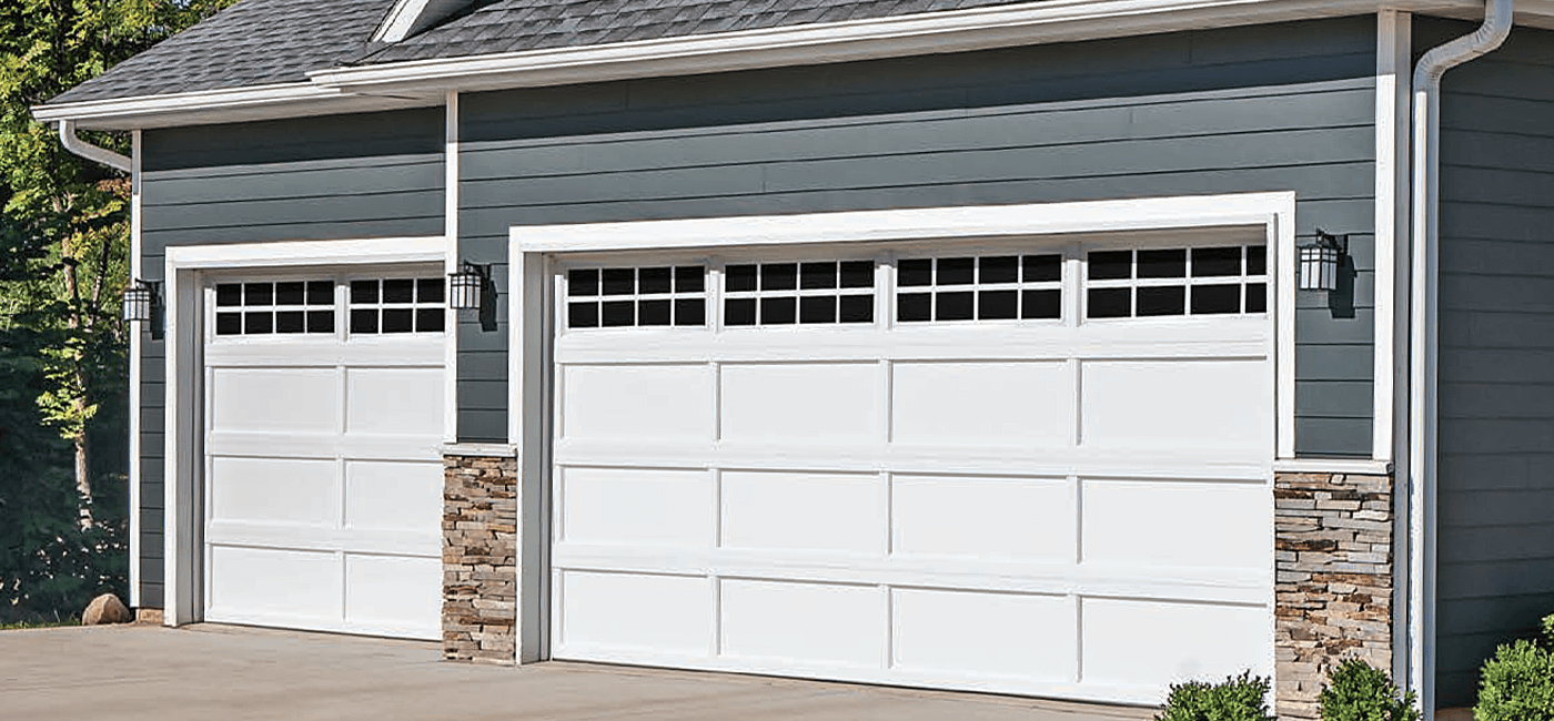 A Home with New CHI Recessed Panel Garage Door - Banner