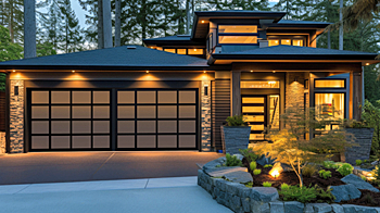 Kanata AL 976 Aluminum Upwardor® Garage Door.
