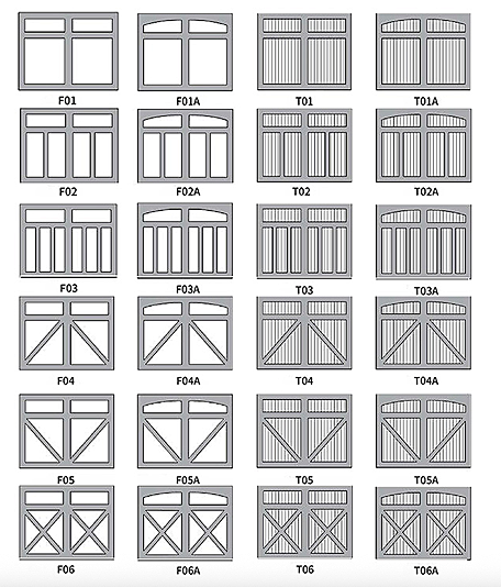Available Door Choices Kanata Collection Upwardor® Garage Doors