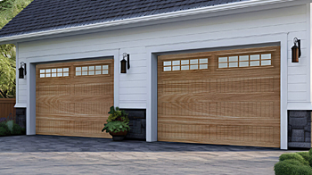 Bronte Creek XL – French Oak Upwardor® Garage Door.