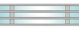 Polycarbonate Panel Security Grille Pattern